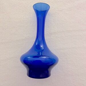 Cobalt Blue Genie Bud Vase